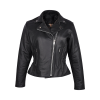Motorcycle Vance Leather Ladies Standard Leather Braid and Stud Motorcycle Leather Jacket