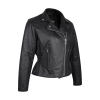 Motorycle Vance Leather Ladies Standard Leather Braid and Stud Motorcycle Leather Jacket