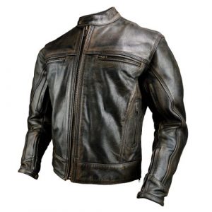 Motorcycle New Distressed Brown Leather Racing Jacket