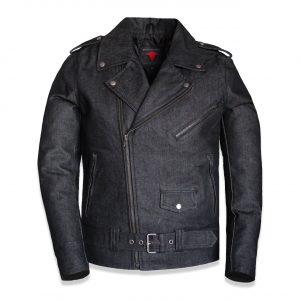 New Motorcycle Premium Full Classic Denim Jacket with Concealed Carry Pockets