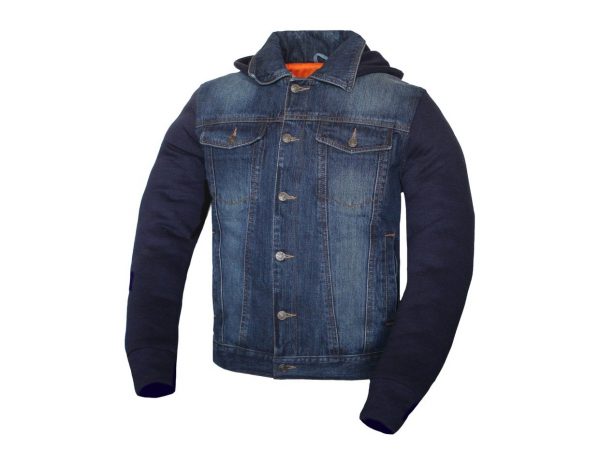 New Motorcycle Premium Denim Jacket with Concealed Carry Pockets
