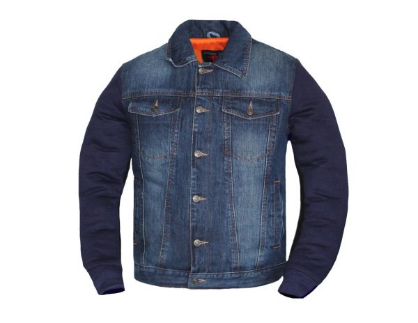 New Motorcycle Premium Denim Jacket with Concealed Carry Pockets - Image 1
