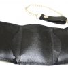 Motorcycle Hot Flames Design Premium Leather Wallet with Removable Chain