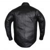 Motorcycle New Black Snap Closure Leather Shirt for Bikers with Concealed Carry Pockets