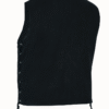 MOTORCYCLE MEN'S TRADITIONAL DENIM VEST WITH SIDE LACES