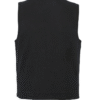 MOTORCYCLE MEN'S SINGLE BACK PANEL CONCEALED CARRY DENIM VEST