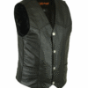 MOTORCYCLE MEN'S SINGLE BACK PANEL CONCEALED CARRY VEST