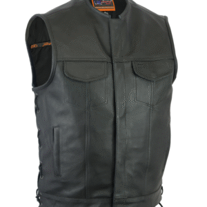 MOTORCYCLE UPGRADED STYLE GUN POCKETS, HIDDEN 10" GUN METAL ZIPPER