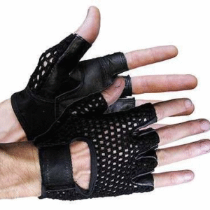 Motorcycle Vance Leather Mesh Back Fingerless Glove VL429