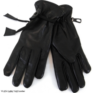 Motorcycle Ladies Soft Leather Lined Riding Gloves