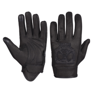 Motorcycle Gel Palm Riding Gloves with Skull