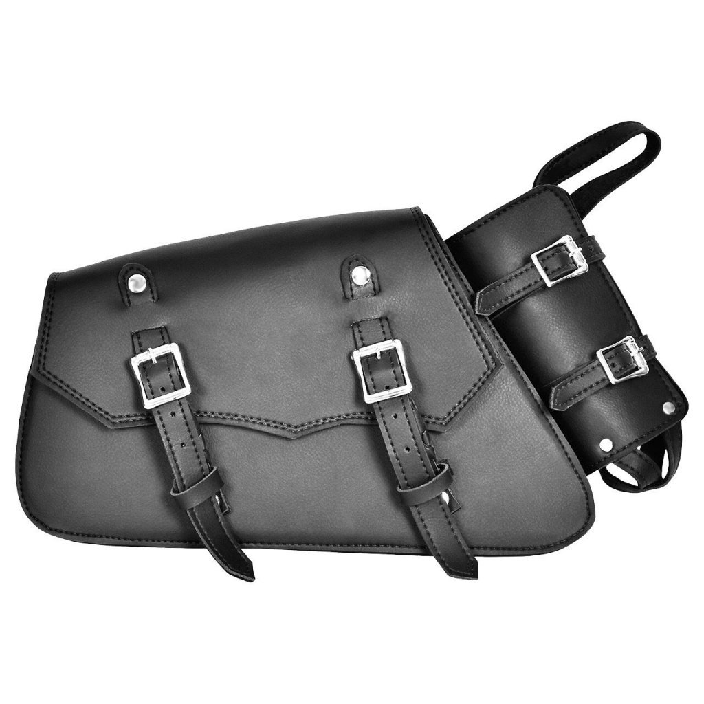 Motorcycle Swing Arm Bag Right Side with Water Bottle Holder