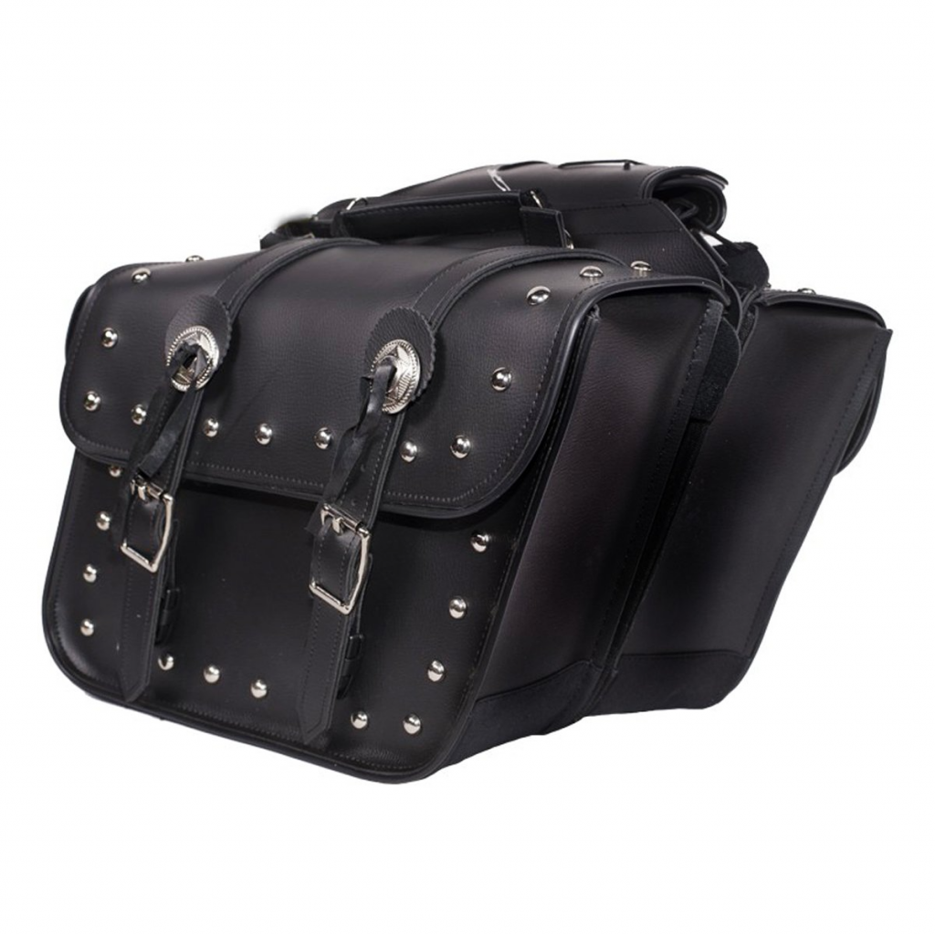 Motorcycle Studded Motorcycle Saddlebags