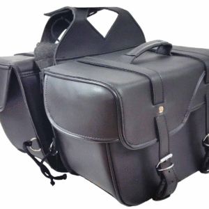 Motorcycle Vance Leather Medium 2 Strap Saddle Bag
