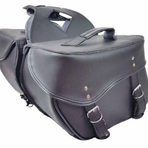 MOTORCYCLE Vance Leather Medium 2 Strap Saddle Bag