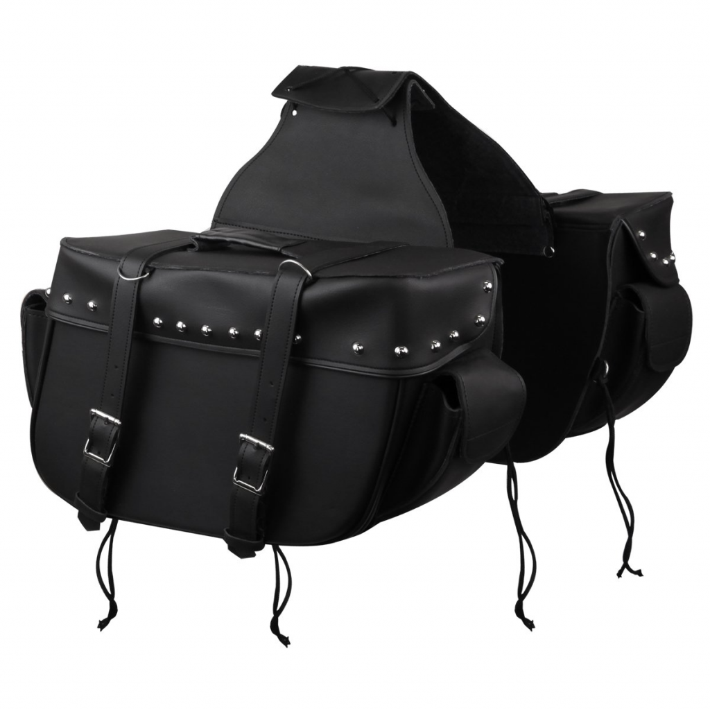 Motorcycle Vance Leather Medium Slant Saddle Bag
