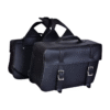 Motorcycle Vance Leather 2 Strap Saddle Bag with Carry Conceal Pocket