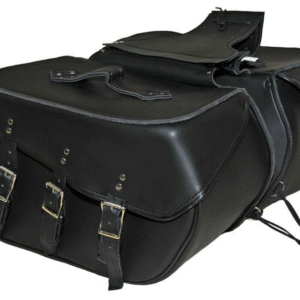 Motorcycle Vance Leather Large 3 Strap Saddle Bag