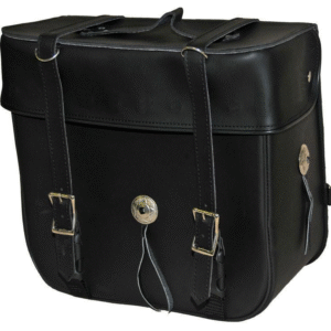 Motorcycle Vance Leather Medium 2 Strap Plain Sissy Bar Bag