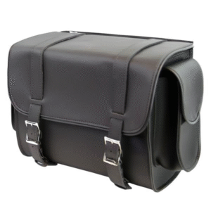 Motorcycle Small Black Plain Motorcycle Sissy Bar Bag