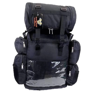 Motorcycle Vance Leather Motorcycle Sissy Bar Travel Luggage with Map Pocket