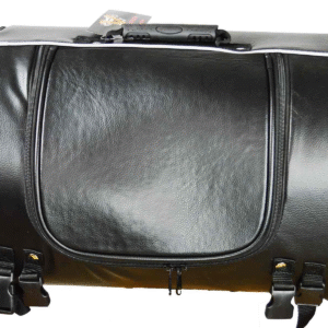 Motorcycle Vance leather Trunk Bag with Expandable Sides