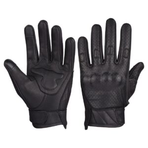 Men's Premium Leather Perforated Glove