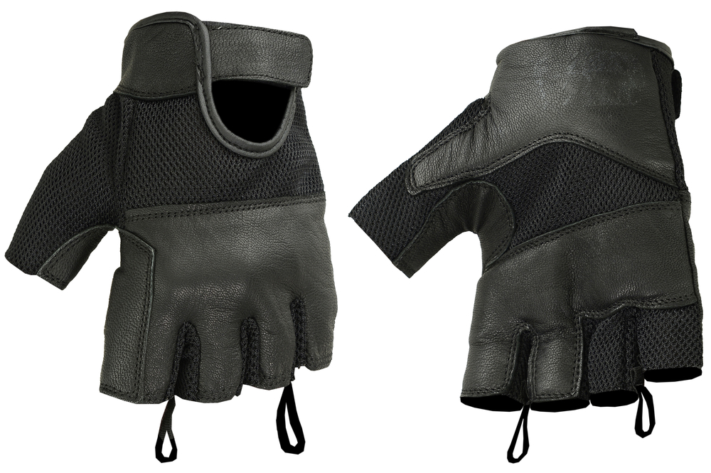 thumbnail image 2 of Fingerless Motorcycle Gloves | American Legend Rider 2 of 14