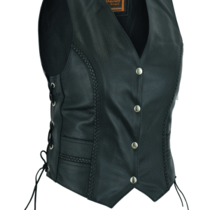 MOTORCYCLE WOMEN'S BRAIDED VEST