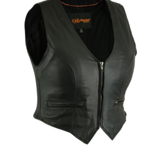 MOTORCYCLE WOMEN'S STYLISH LIGHTWEIGHT ZIPPER FRONT VEST