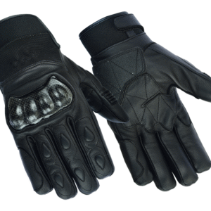 MOTORCYCLE LEATHER/TEXTILE PERFORMANCE GLOVE