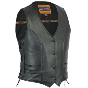 MOTORCYCLE WOMEN'S STYLISH FULL CUT VEST