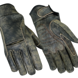MOTORCYCLE PREMIUM ANTIQUE BROWN CRUISER GLOVE