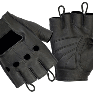 MOTORCYCLE PREMIUM FINGERLESS GLOVE