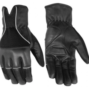 MOTORCYCLE LEATHER / MESH SUMMER GLOVE