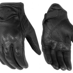 MOTORCYCLE PERFORATED SPORTY GLOVE
