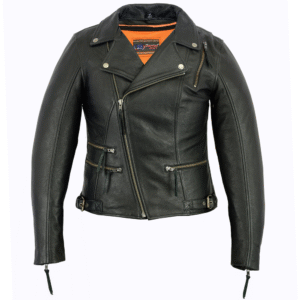 MOTORCYCLE WOMEN'S UPDATED STYLISH M/C JACKET
