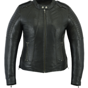 MOTORCYCLE WOMEN'S UPDATED BIKER STYLE JACKET