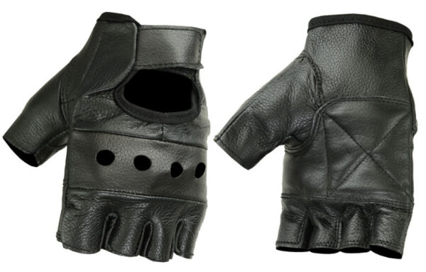 MOTORCYCLE ECONOMY FINGERLESS GLOVES