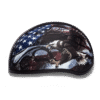 MOTORCYCLE D6-USA D.O.T. DAYTONA SKULL CAP - W/ USA