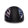 MOTORCYCLE D6-USA D.O.T. DAYTONA SKULL CAP - W/ USA
