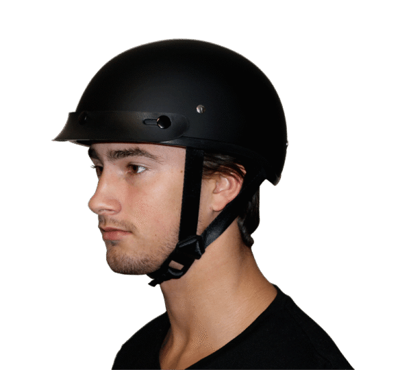 MOTORCYCLE D6-USA D.O.T. DAYTONA SKULL CAP - W/ USA